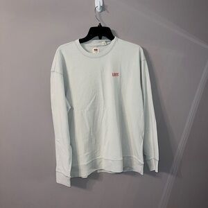 NWOT whitish grey Levi’s long sleeve shirt mens relaxed fit small